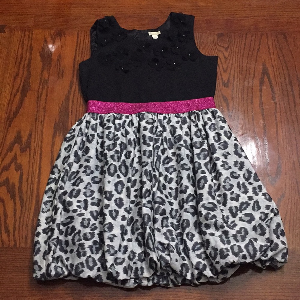Black, pink, grey Child’s Dress